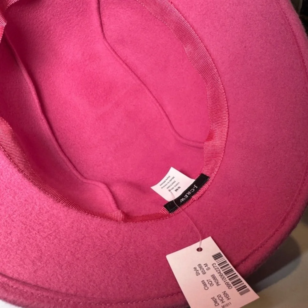 J.Crew Wool Felt Pink Cloche Hat – New‎ with Tags Size Small/medium